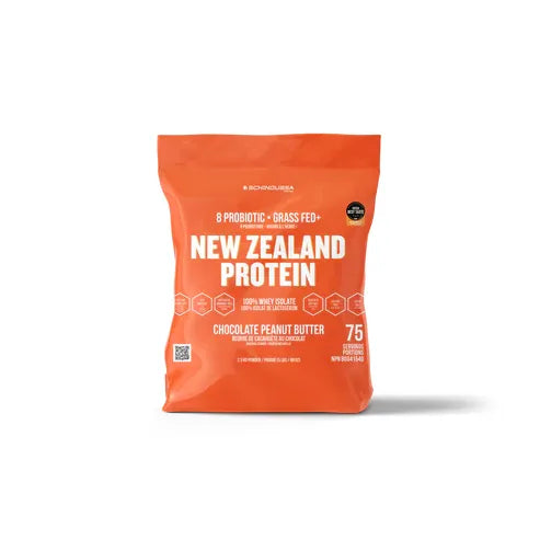 Schinoussa Probiotic Grass Fed New Zealand Whey Protein Chocolate Peanut Butter - 2.3 kg