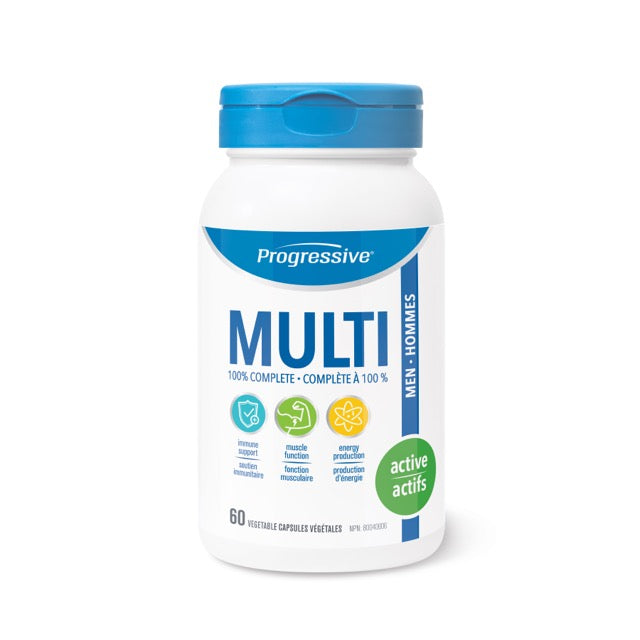 Progressive MultiVitamin Active Men - 60's