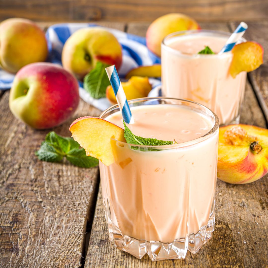 🍑Peachy Clean Protein Smoothie Recipe