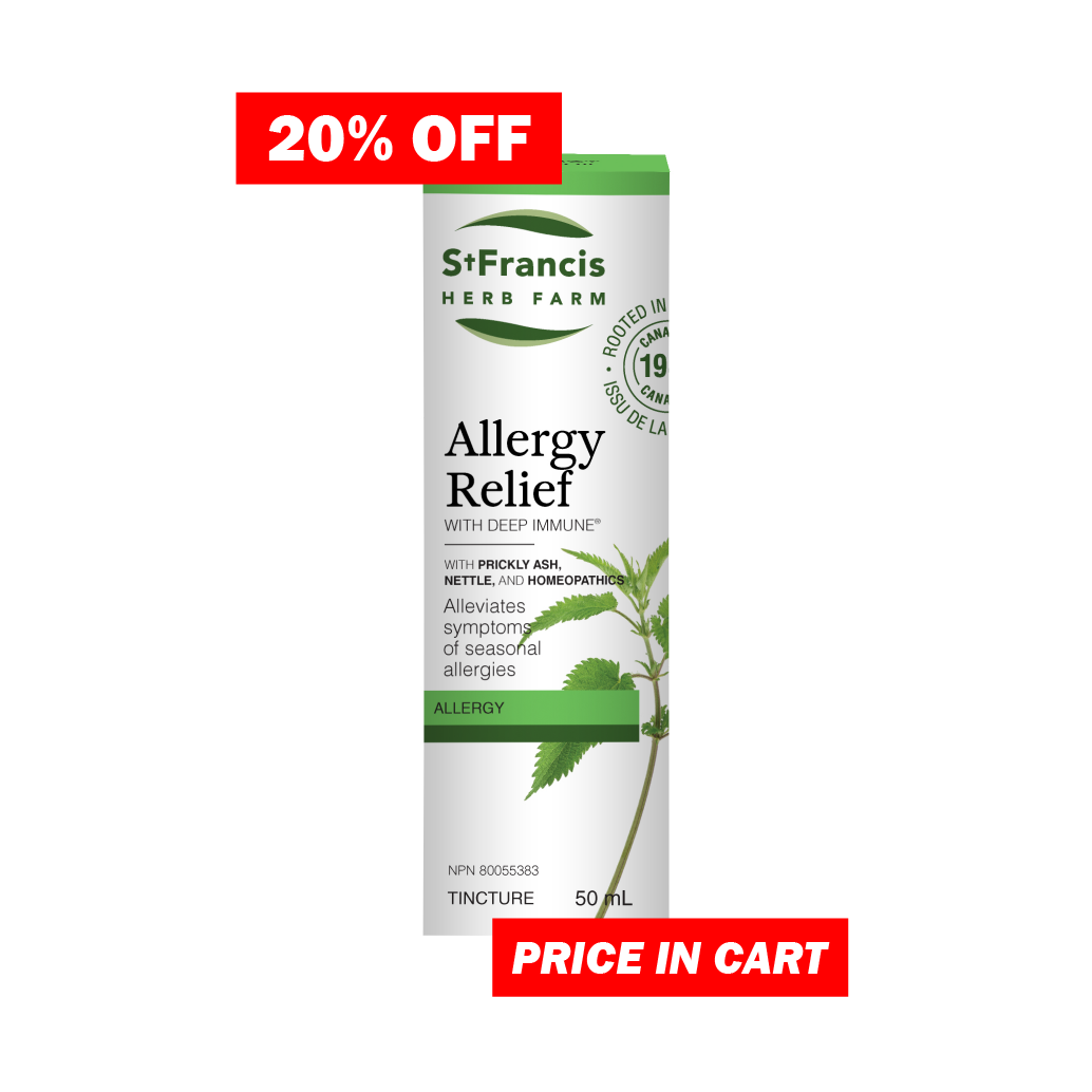 St. Francis Herb Farm Allergy Relief with Deep Immune | Natural Dual-Action Relief