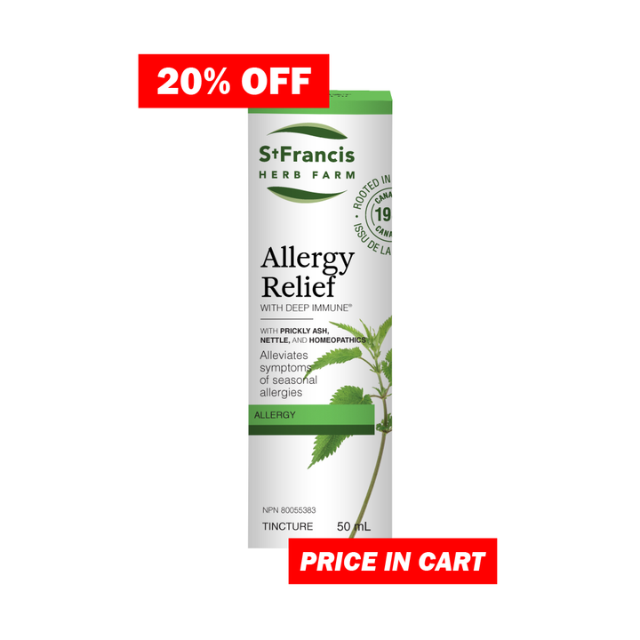 St. Francis Herb Farm Allergy Relief with Deep Immune | Natural Dual-Action Relief