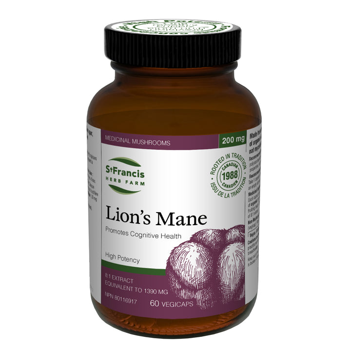 St. Francis Herb Farm Lion’s Mane | Cognitive & Immune Support