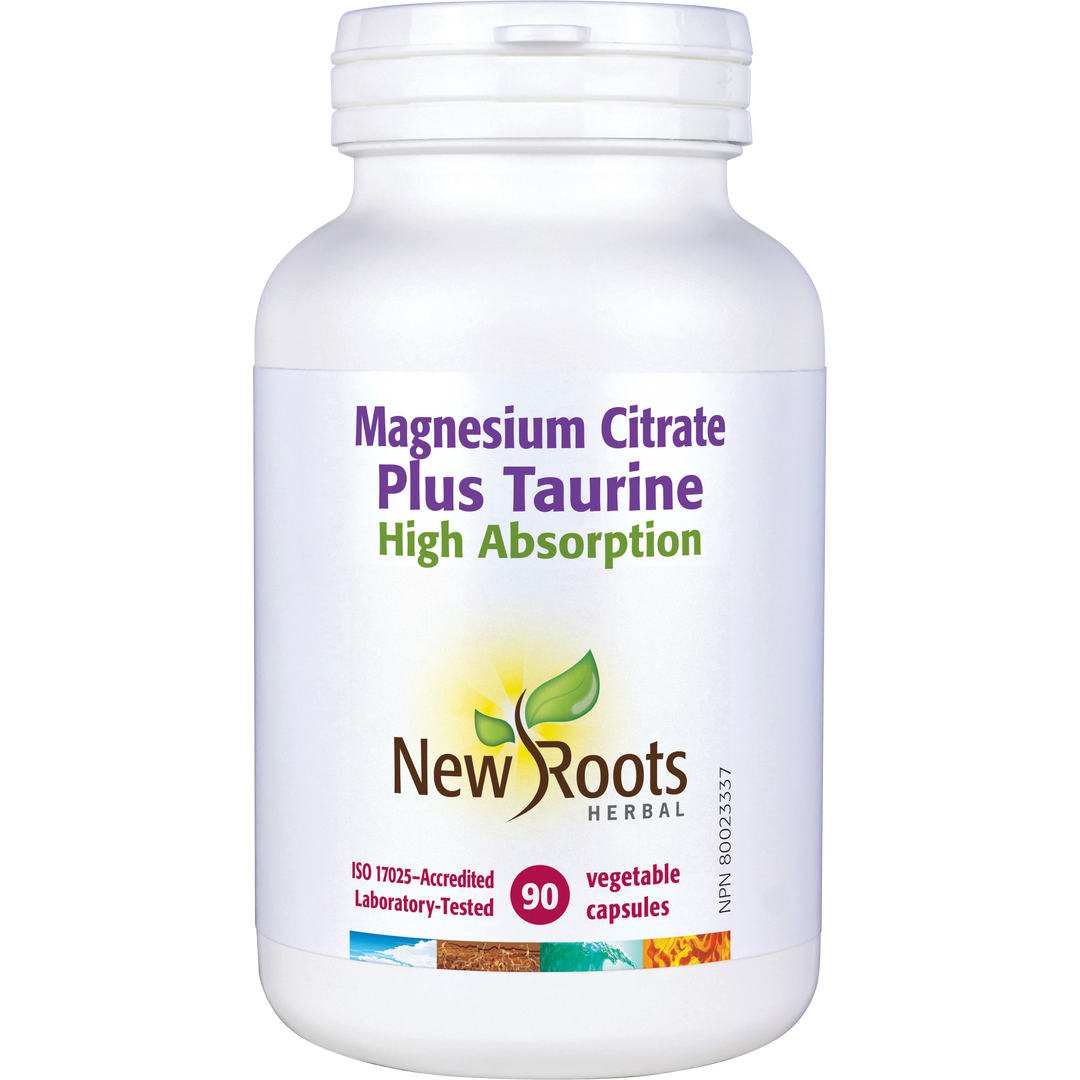 New Roots Magnesium Citrate Plus Taurine High Absorption