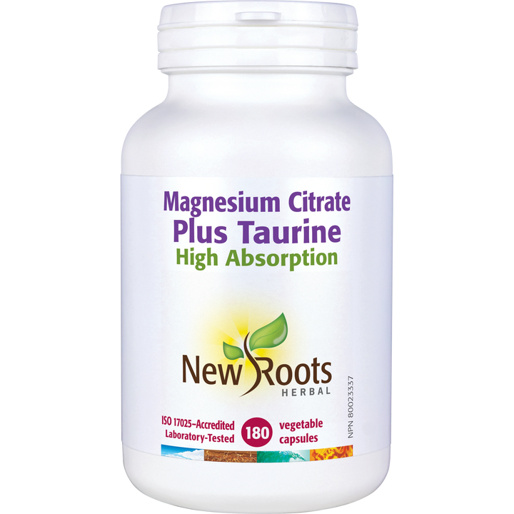 New Roots Magnesium Citrate Plus Taurine High Absorption