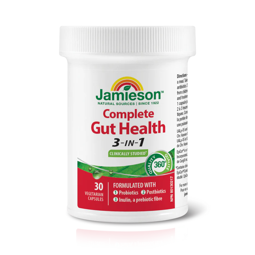 Jamieson Complete Gut Health Probiotic 3 in 1