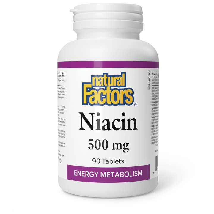 Comprimés de vitamine B3 500 mg