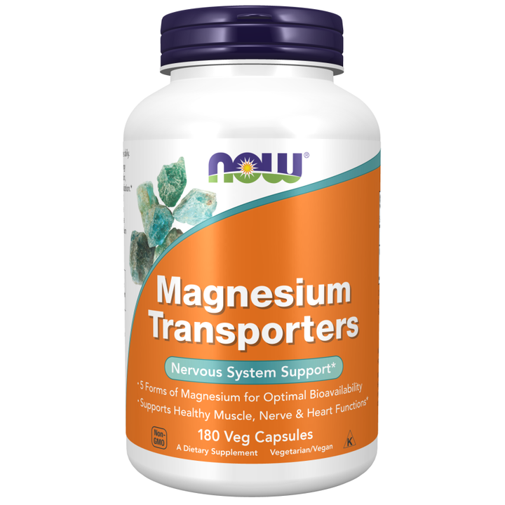 NOW  Magnesium Transporters Veg Capsules