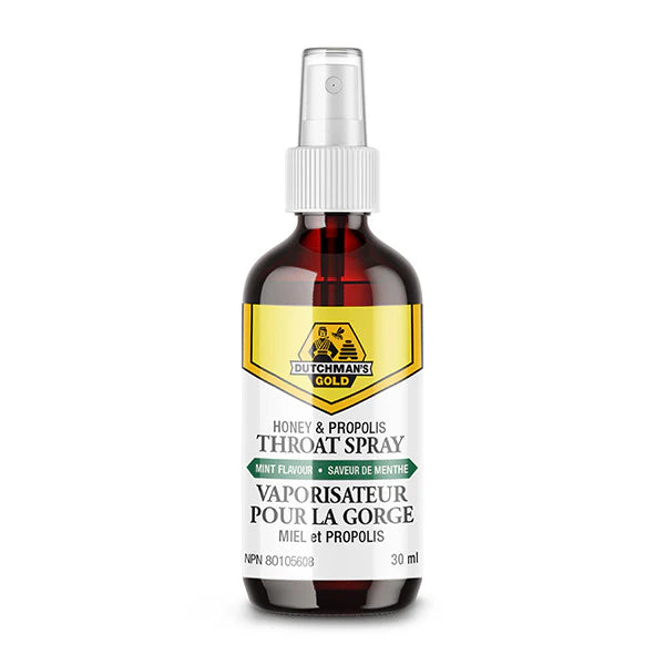 Dutchman's Gold Honey & Propolis Throat Spray Mint Flavour