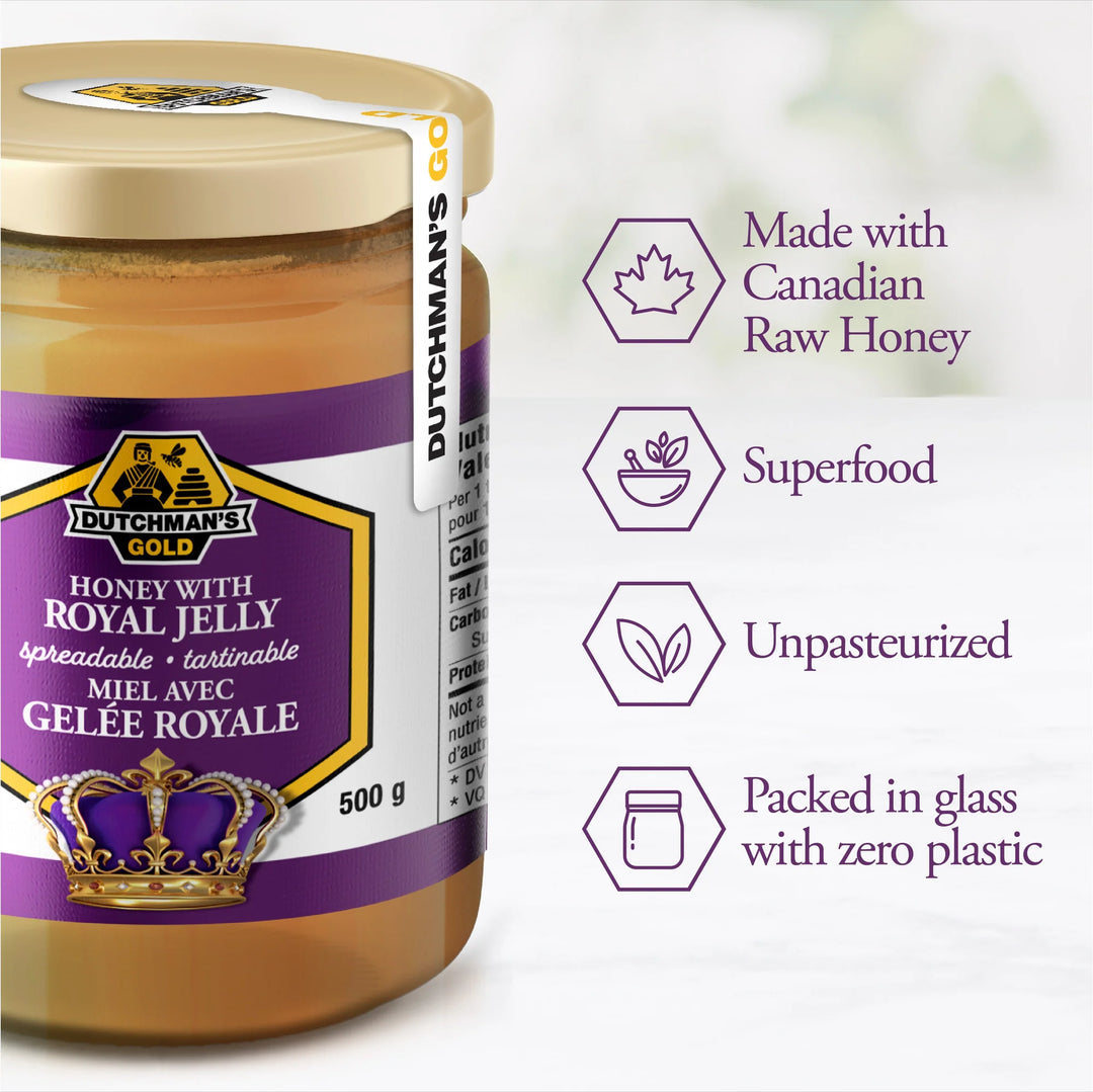 Dutchman's Gold Spreadable Honey with Royal Jelly