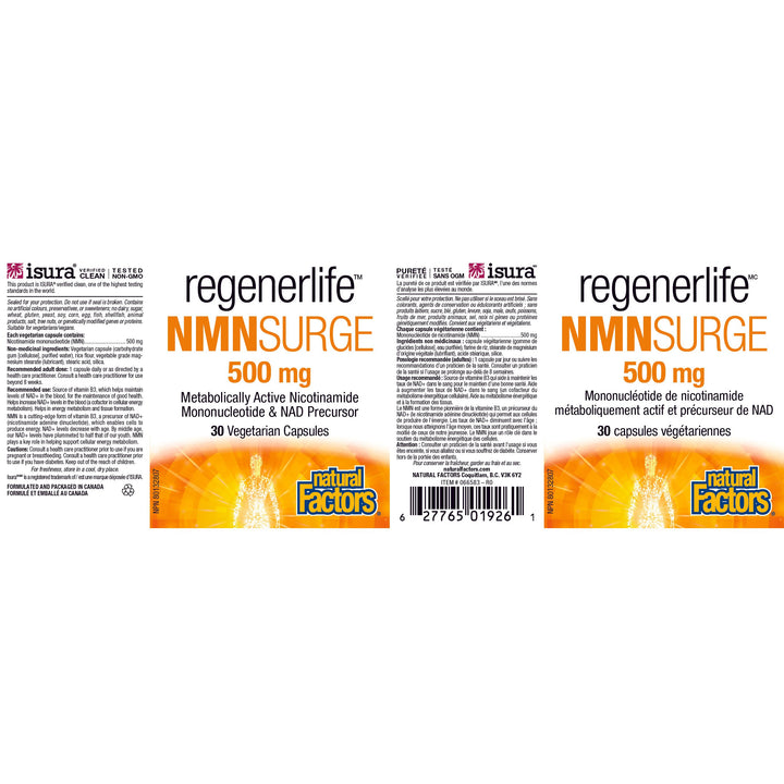 Regenerlife NMNSurge 500 mg