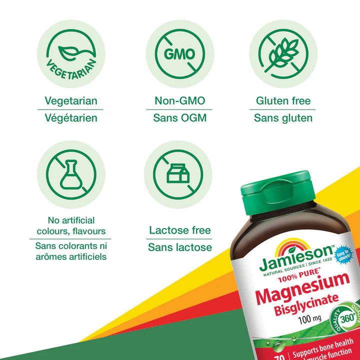 Jamieson 100% Pure Magnesium Bisglycinate