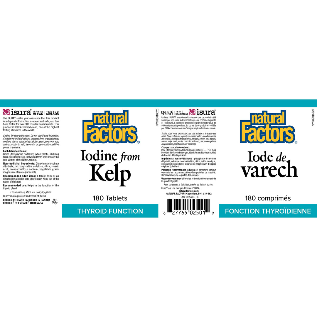 Comprimés de varech norvégien 575 mg