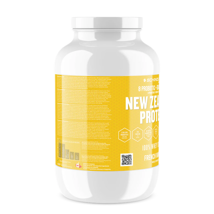 Schinoussa Probiotic Grass Fed New Zealand Whey Protein French Vanilla - 910 g