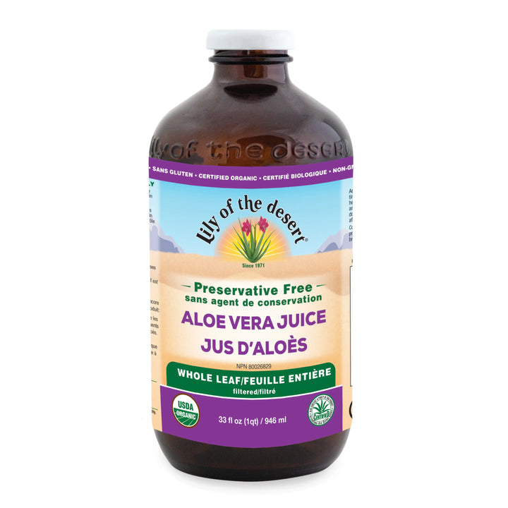 Lily of the Desert Aloe Vera Juice Whole Leaf Preservative Free