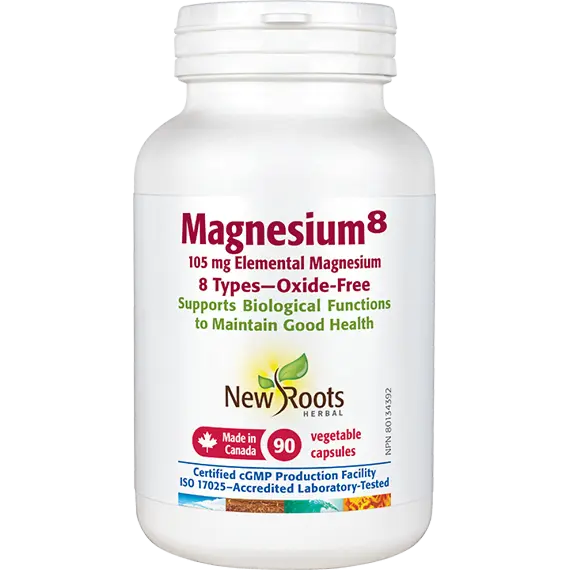 New Roots Magnesium⁸ | 8-Form Complex for Total Body Support
