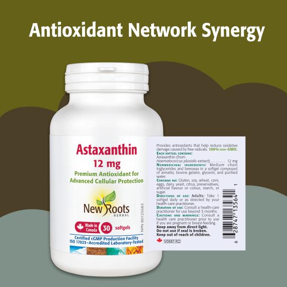 New Roots Astaxanthin 12mg