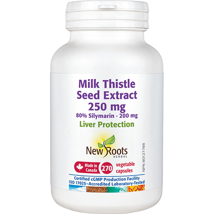 New Roots Milk Thistle Seed Extract | High-Potency Liver Protection
