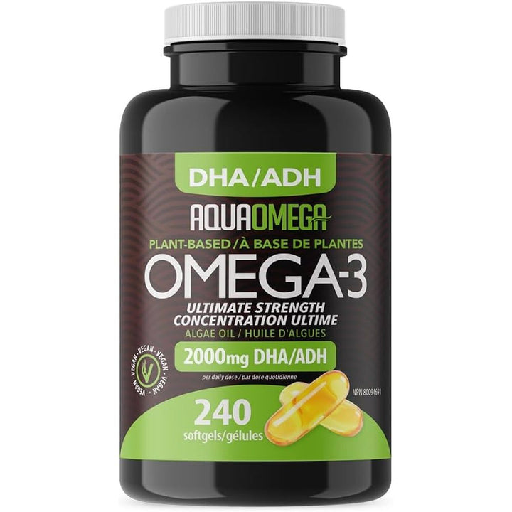 AquaOmega Omega-3 Plant Based 2000mg DHA