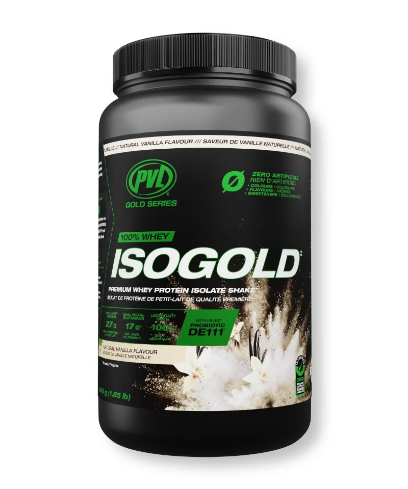 PVL Gold Series ISOGOLD Natural Whey Isolate Natural Vanilla 840 g