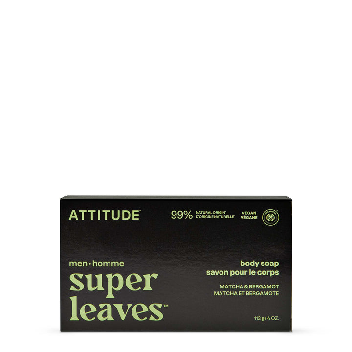 Attitude® Super Leaves™ Men's Body Soap Matcha & Bergamot
