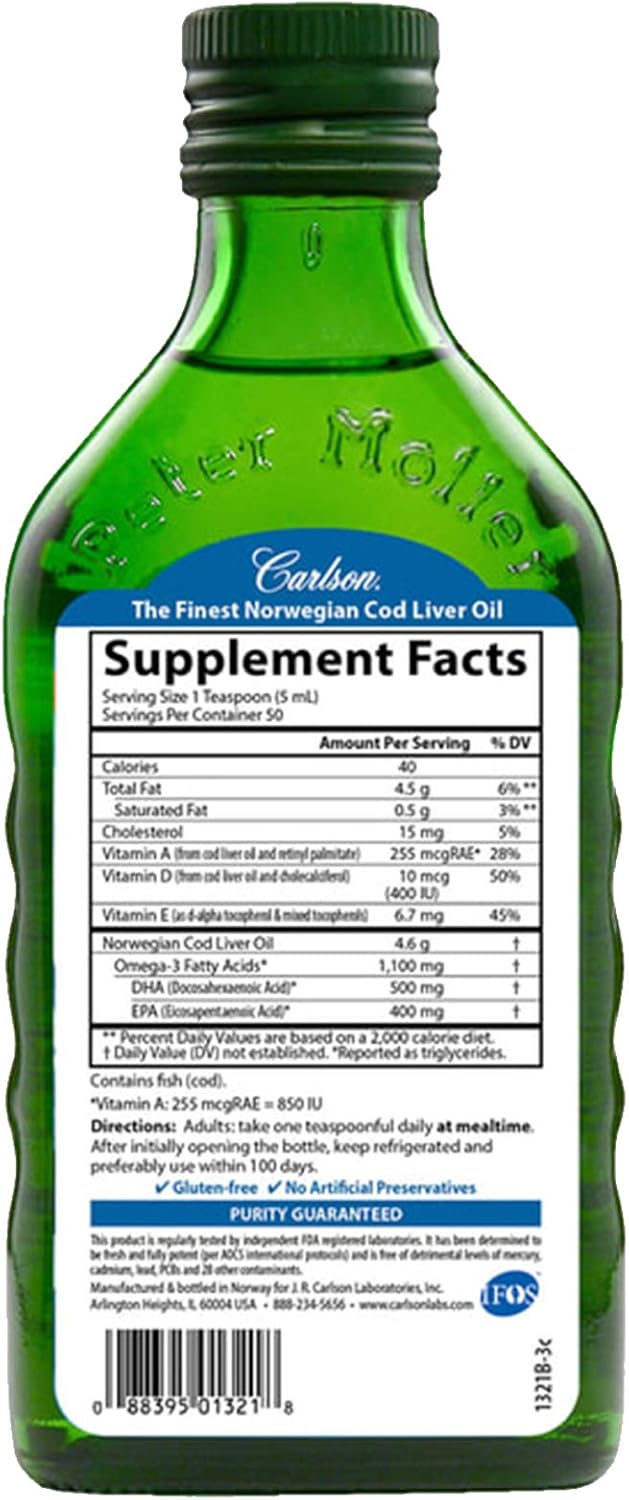 Carlson Norwegian Cod Liver Oil