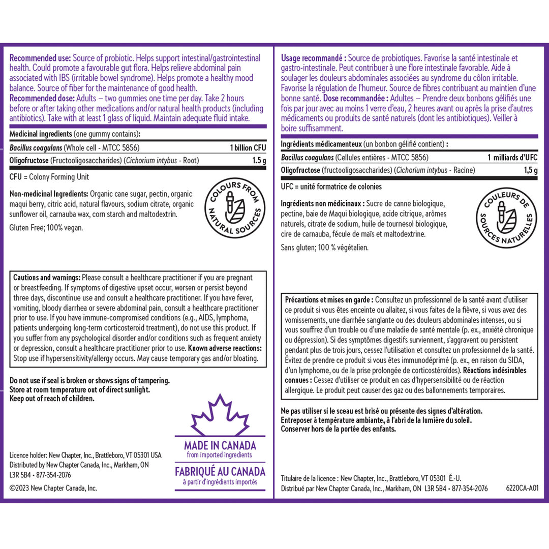 New Chapter All-Flora Probiotic + Prebiotic Gummies