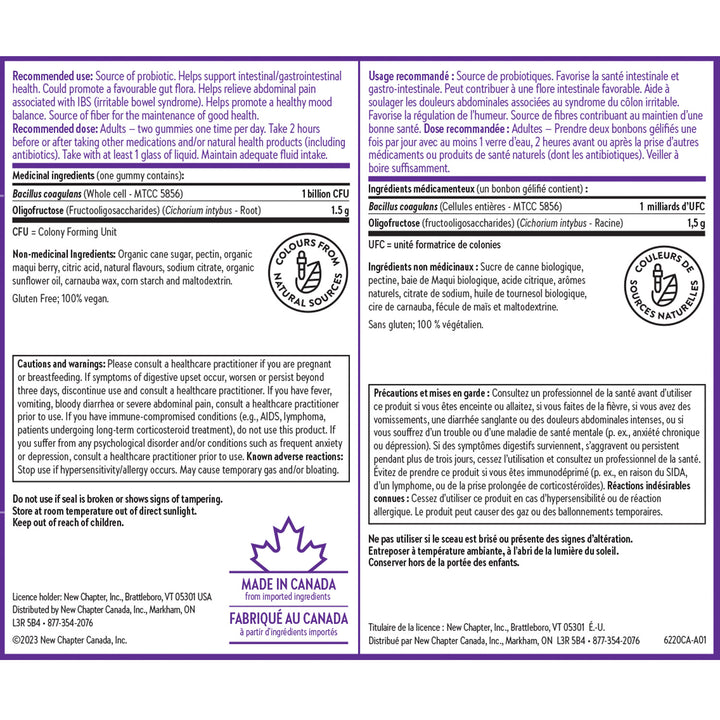 New Chapter All-Flora Probiotic + Prebiotic Gummies