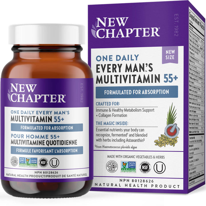 New Chapter®  One Daily Every Men's Multivitamin 55+
