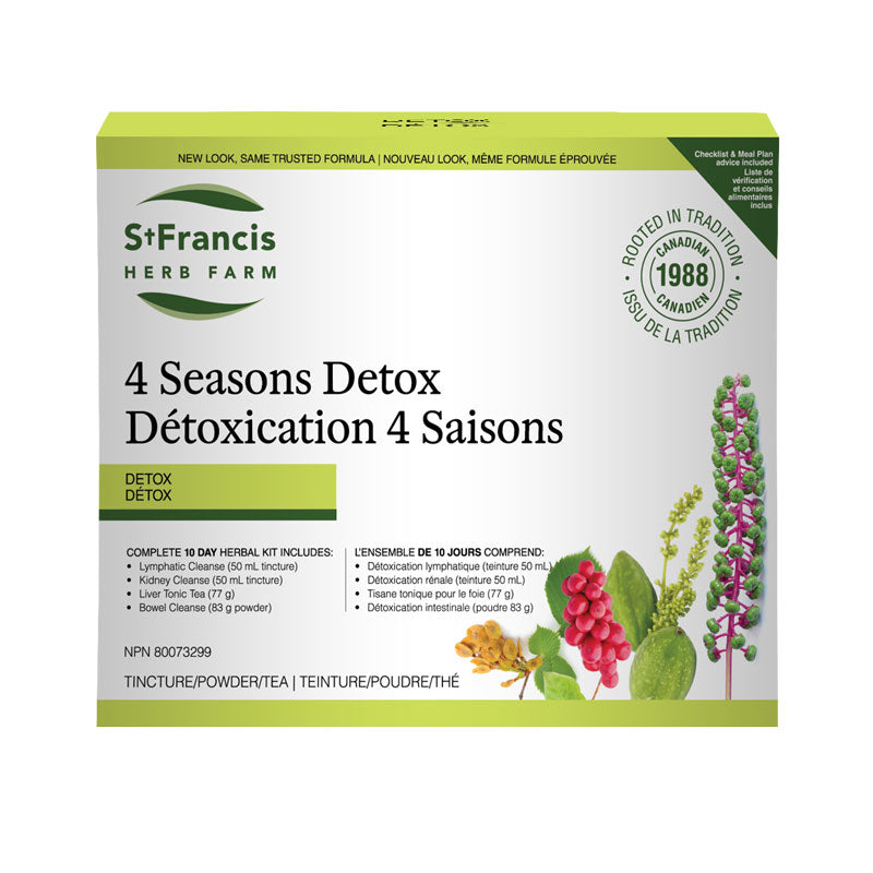 St. Francis Herb Farm 4 Seasons Detox | Complete 10-Day Herbal Kit