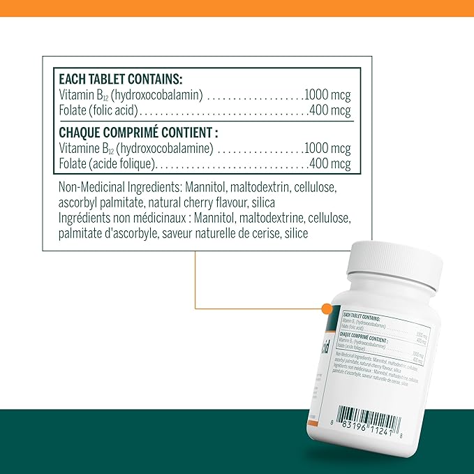 Genestra Brands B12 formula with folic acid