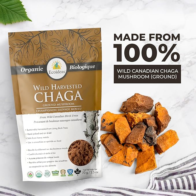 Ecoideas Organic Chaga Ground