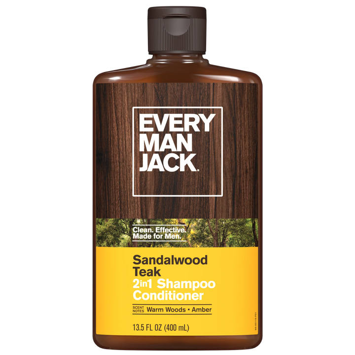Every Man Jack - Sandalwood Teak 2-in-1 Shampoo + Conditioner