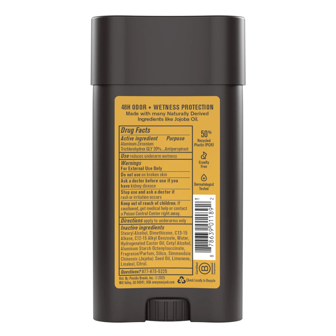 Every Man Jack Antiperspirant + Deodorant Sandalwood
