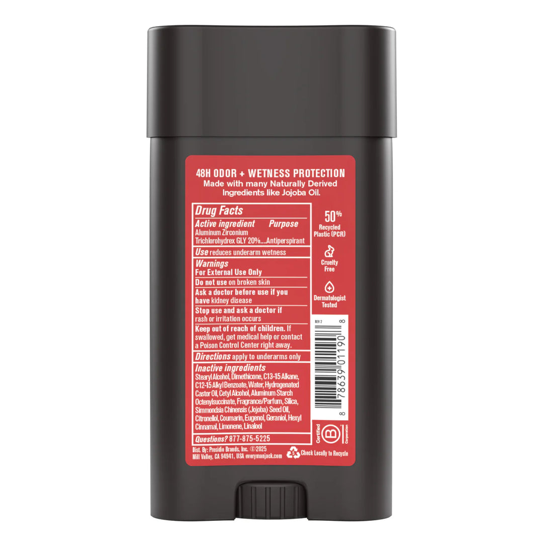 Every Man Jack Antiperspirant + Deodorant Cedarwood