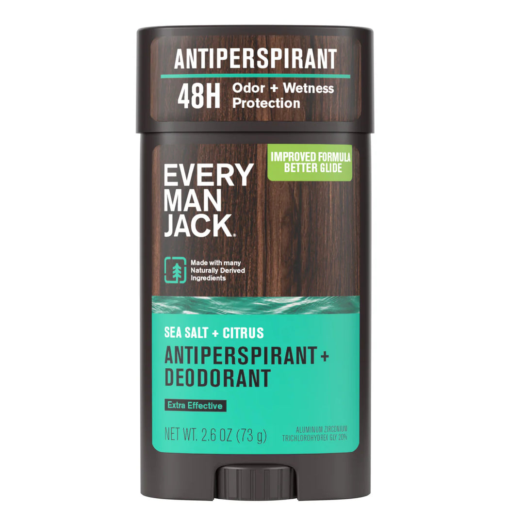 Every Man Jack Antiperspirant + Deodorant Sea Salt + Citrus