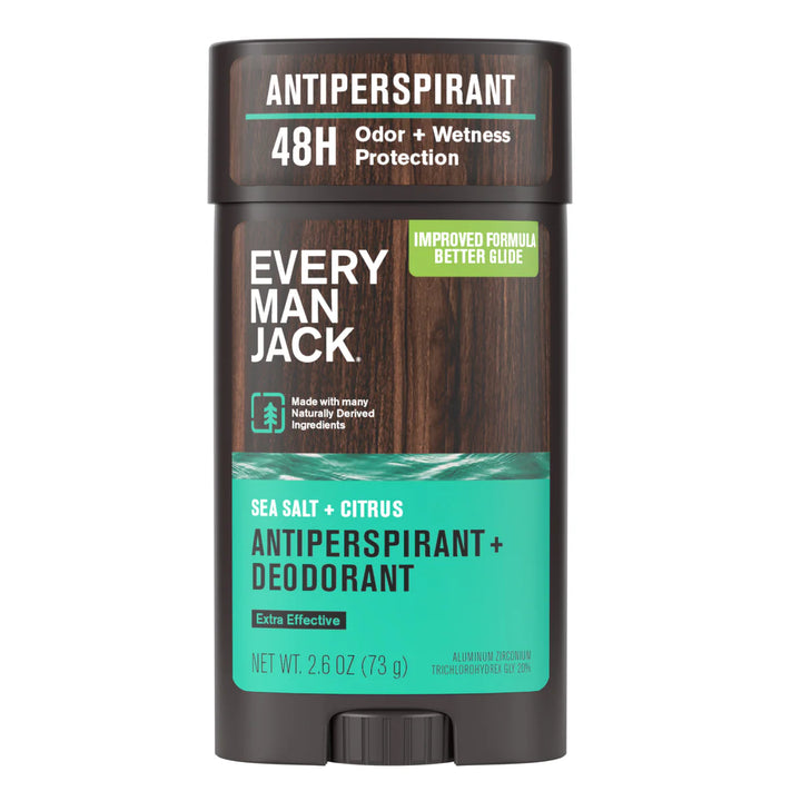 Every Man Jack Antiperspirant + Deodorant Sea Salt + Citrus