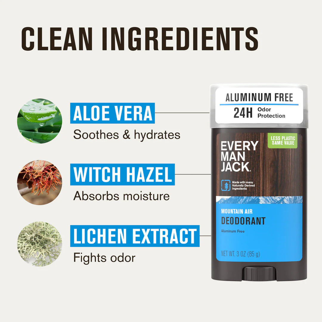 Every Man Jack Deodorant Mountain Air 85g