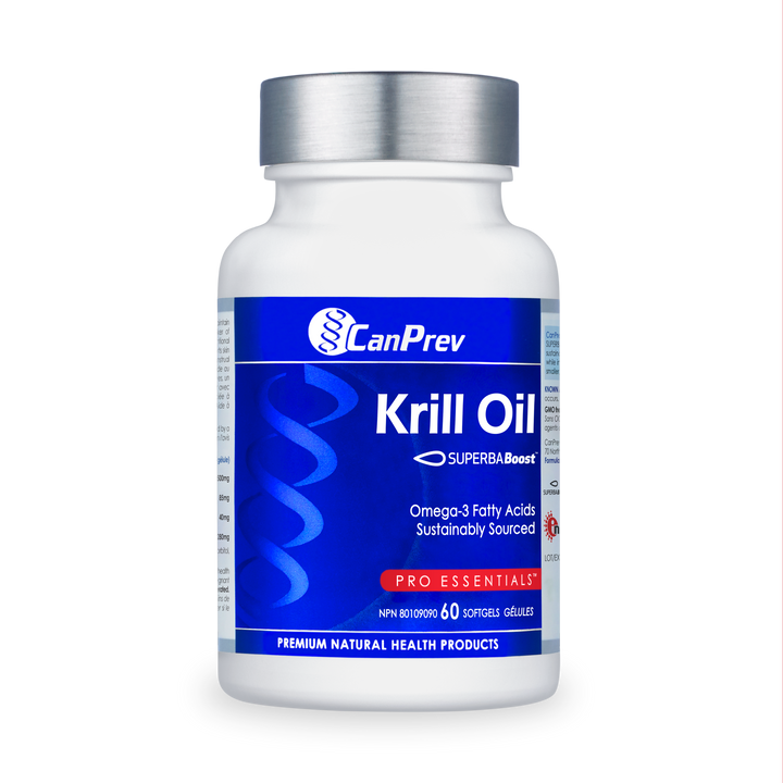 CanPrev Krill Oil 500mg | 60 & 120 Softgels
