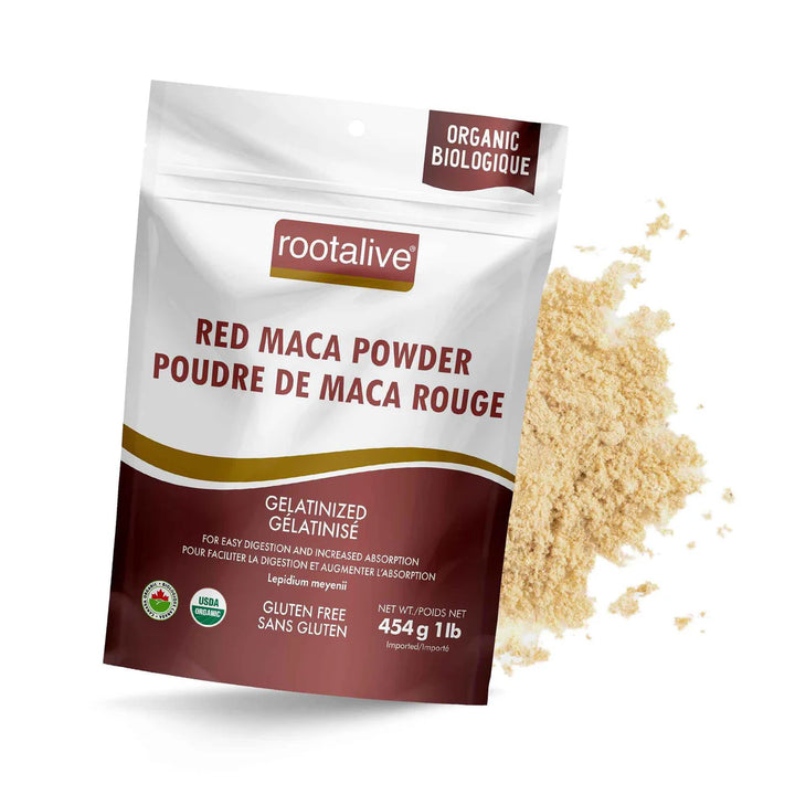 Rootalive Organic Gelatinized Red Maca Powder