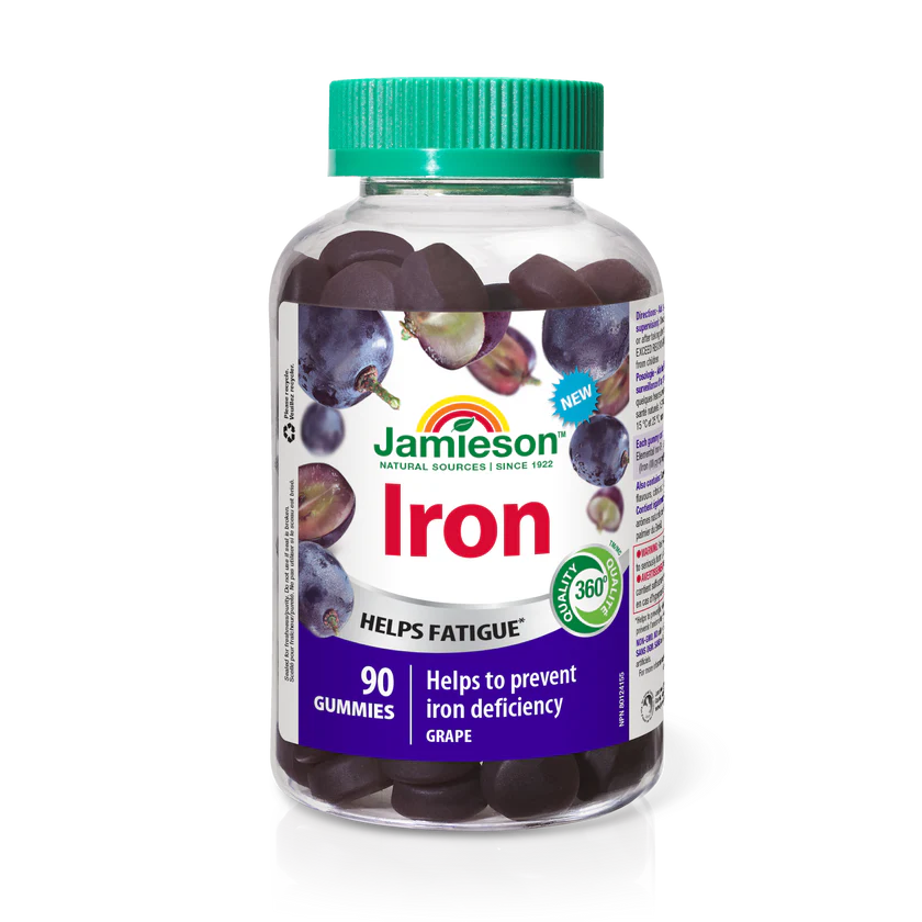 Jamieson Iron Gummies Grape Flavour