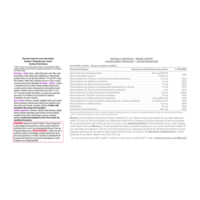 Jamieson  100% Complete Multi Chewable