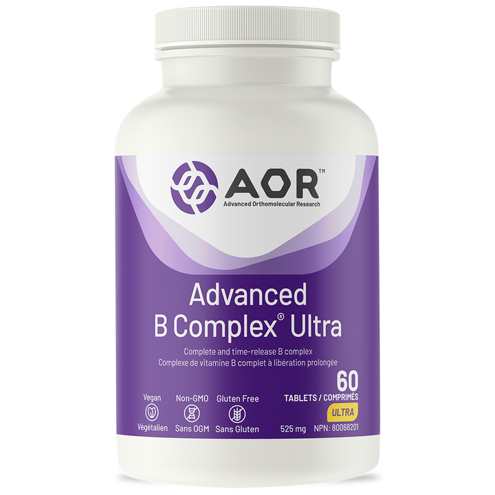 AOR Advanced B Complex Ultra | PQQ & Extended Release Tablets
