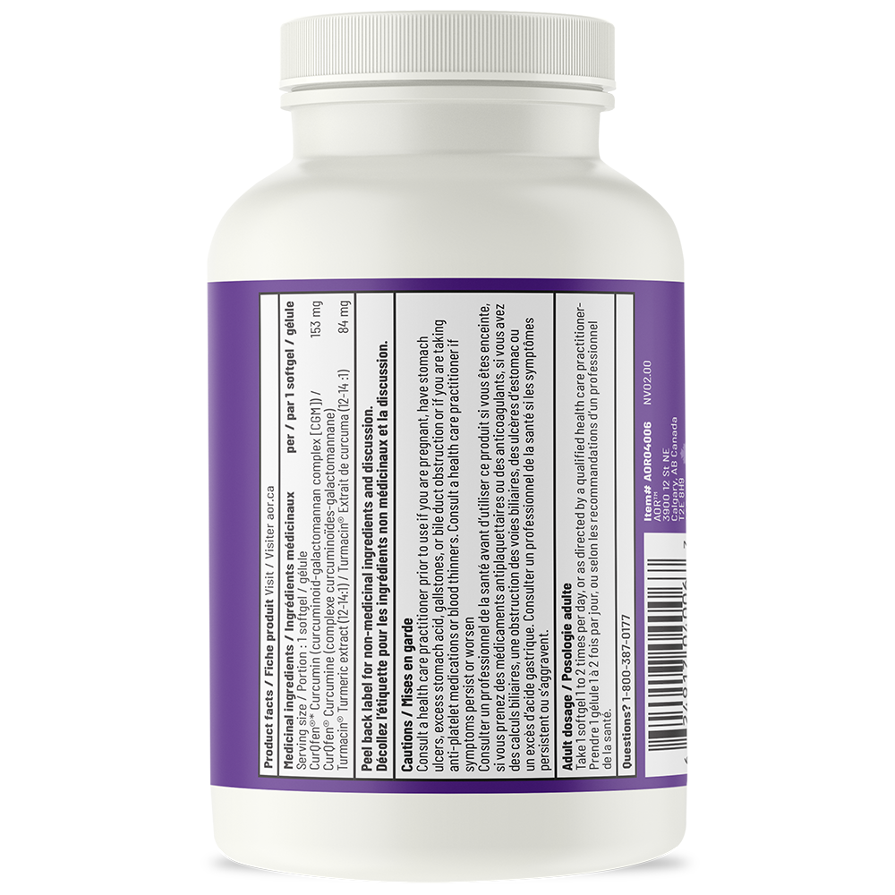 AOR Curcumin Ultra | Inflammation & Joint Support Softgels
