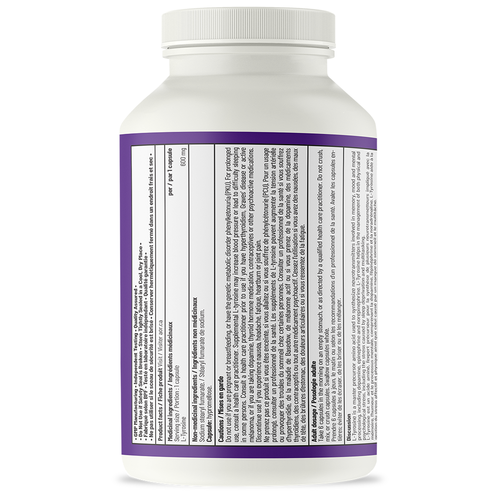 AOR L-Tyrosine | Cognitive Function & Alertness V-Caps