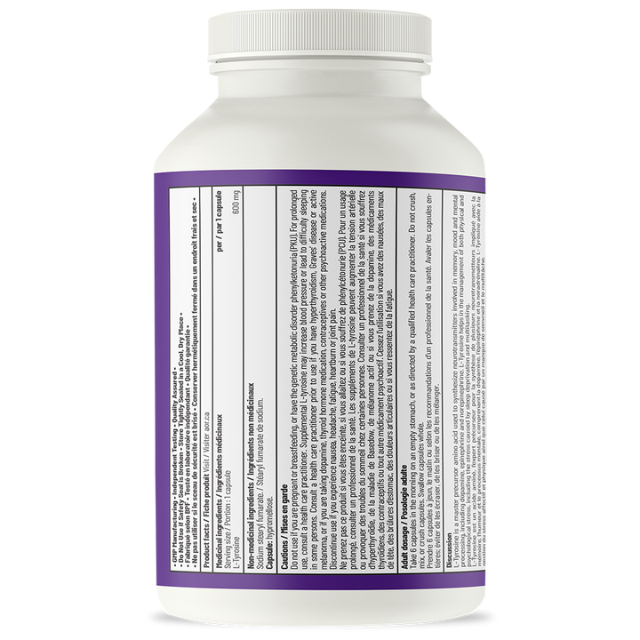 AOR L-Tyrosine | Cognitive Function & Alertness V-Caps