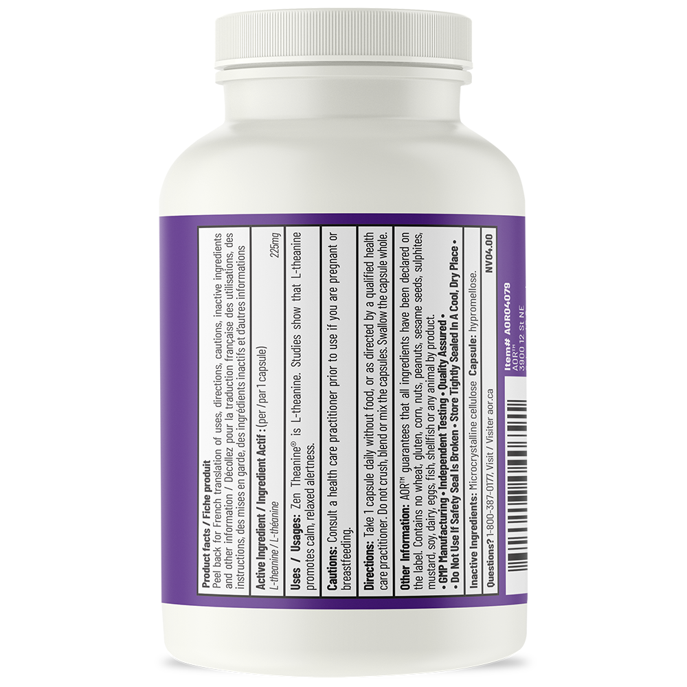 AOR Zen Theanine | Relaxation & Mental Focus V-Caps