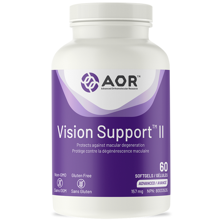 AOR Vision Support II | Macular & Blue Light Support Softgels