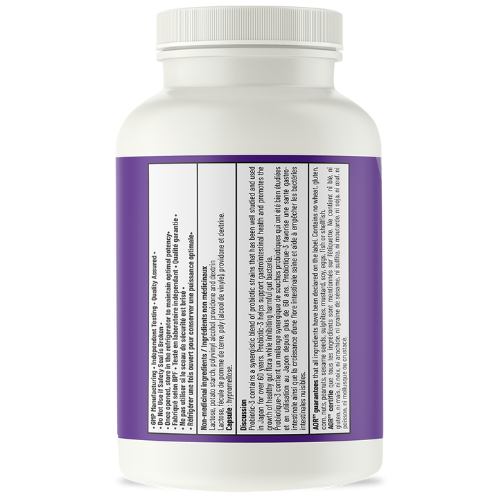 AOR Probiotic-3 | Advanced Microbiome & Butyrate Support V-Caps