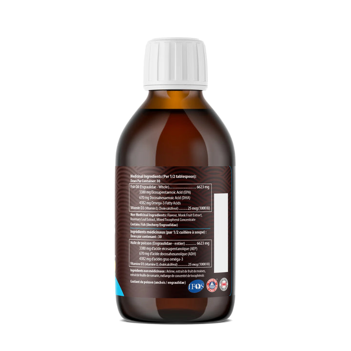 AquaOmega 5X Ultimate Strength EPA, Orange Flavour