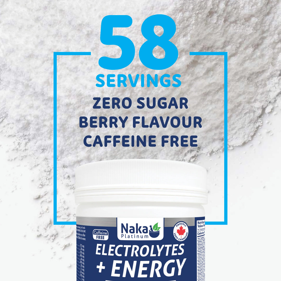 Naka Platinum Platinum Electrolytes + Energy Natural Sport Drink Mix